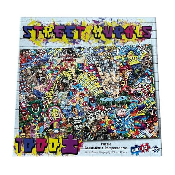 Street Murals Graffiti 1000 Pieces Jigsaw Puzzle - Picture 1 of 5